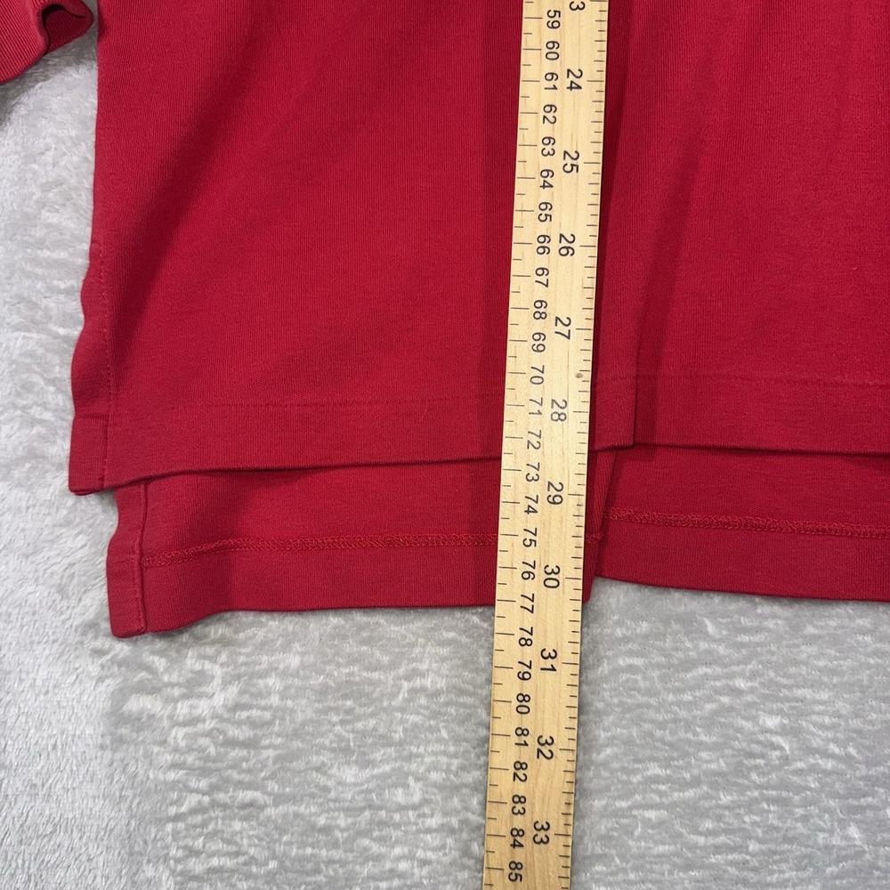 Polo Ralph Lauren Cotton Shirt Men's XL Red W/ Blue Pony School Pride‎ Preppy - Picture 4 of 6